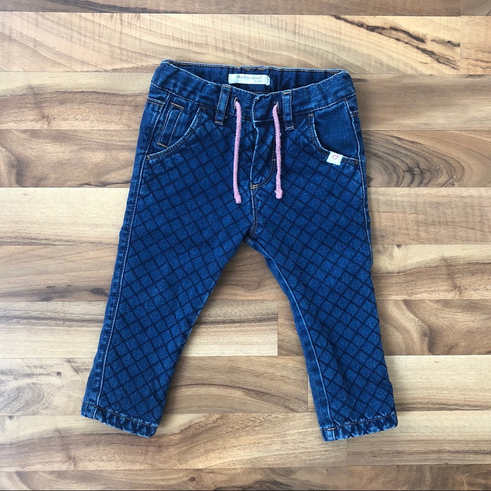Zara Baby Girl Denim Joggers